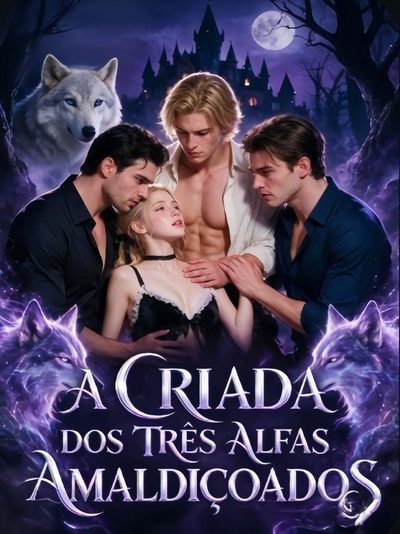Capa da minisserie A Criada dos Três Alfas Amaldiçoados -