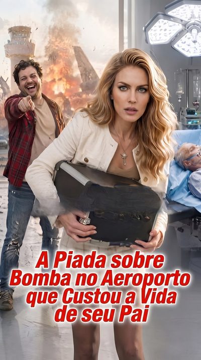 Capa da minisserie A Piada Sobre Bomba no Aeroporto que Custou a Vida de Seu Pai