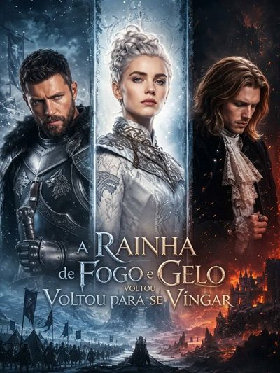 Capa da minisserie A Rainha de Fogo e Gelo Voltou para Se Vingar