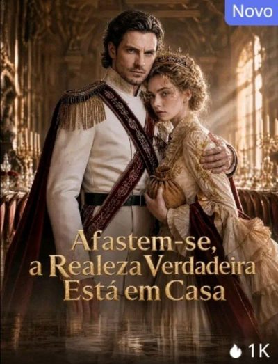 Capa da minisserie Afaste-se a Realeza Verdadeira Está em Casa
