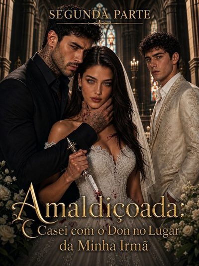 Capa da minisserie Amaldiçoada: Casei com o Don no Lugar da Minha Irmã ✨