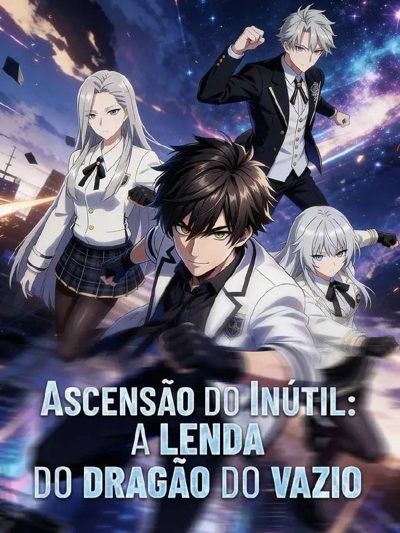Capa da minisserie Ascensão do Inútil: a Lenda do Dragão do Vazio dublado