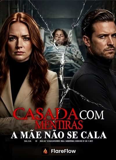 Capa da minisserie Casada com Mentiras a Mãe Não Se Cala