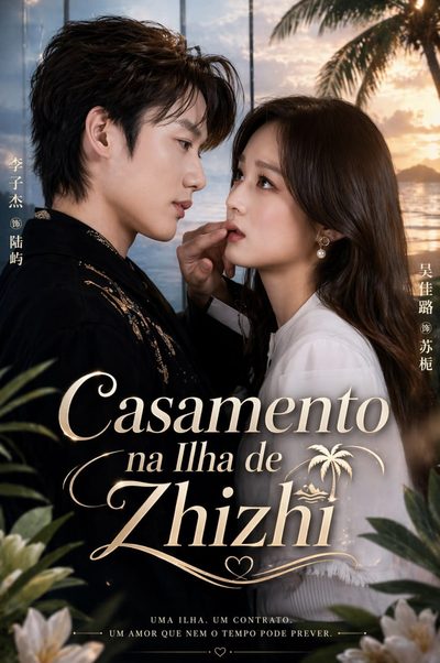 Capa da minisserie Casamento na Ilha de Zhizhi Presa ao Meu Marido