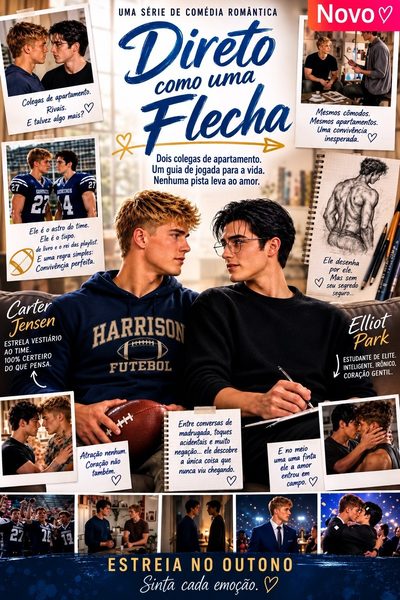 Capa da minisserie Direto Como uma Flecha - Lgbt Bl