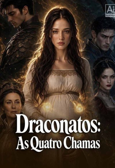 Capa da minisserie Draconatos as Quatro Chamas Nascido do Dragão as Quatro Chamas