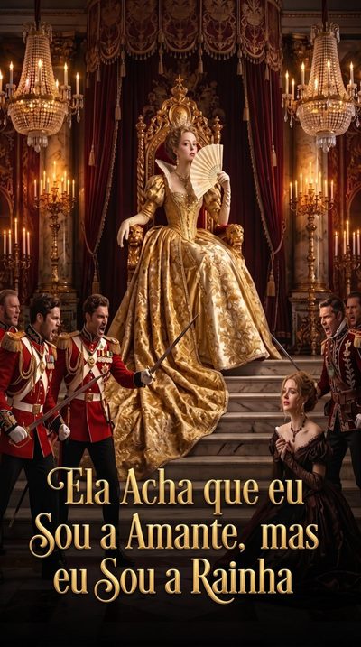 Capa da minisserie Ela Acha que Eu Sou a Amante, Mas Eu Sou a Rainha