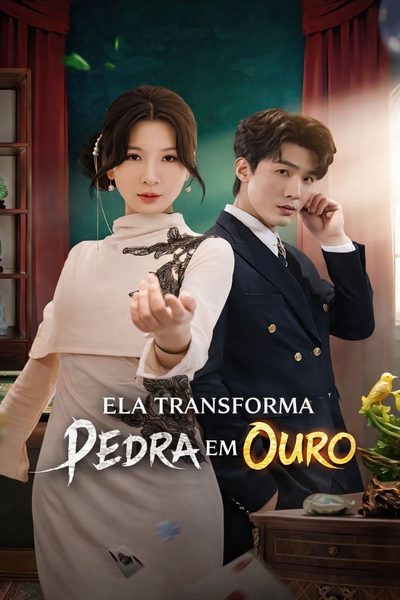 Capa da minisserie Ela Transforma Pedra em Ouro