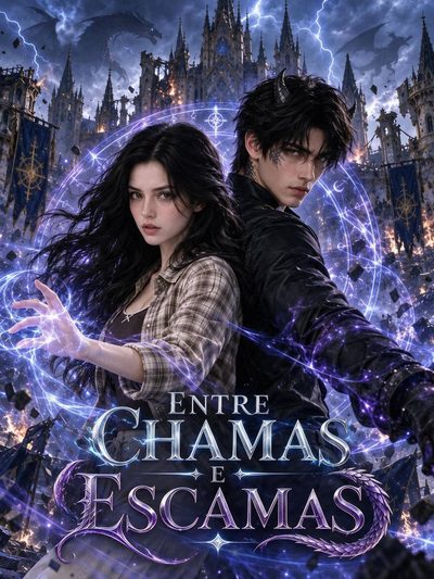Capa da minisserie Entre Chamas e Escamas