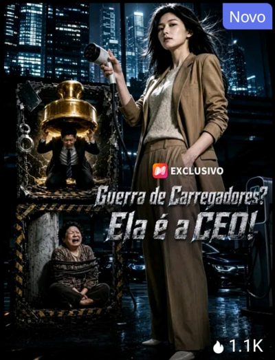 Capa da minisserie Guerra de Carregadores? Ela e a Ceo!