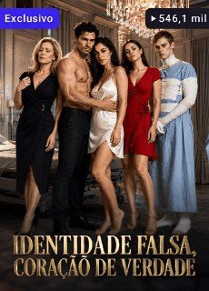Capa da minisserie Identidade Falsa Coração de Verdade
