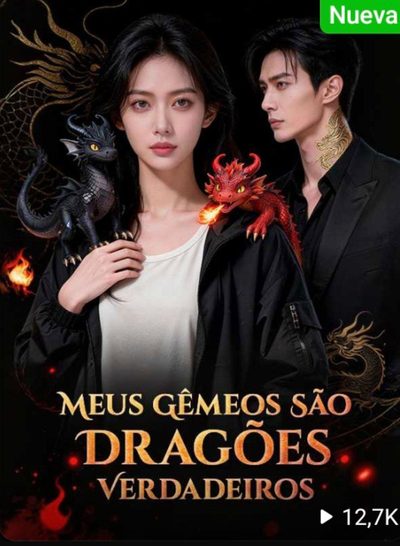 Capa da minisserie Meus Gêmeos São Dragões Verdadeiros