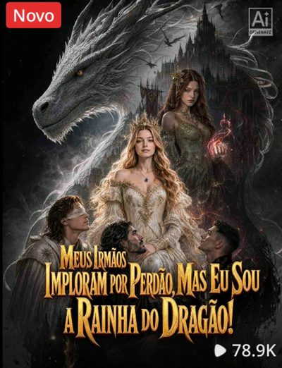 Capa da minisserie Meus Irmãos Imploram Perdão Mas Eu Sou a Rainha do Dragão!