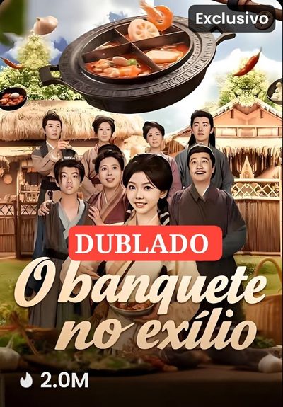 Capa da minisserie O Banquete no Exílio (dublado em Português) dublado
