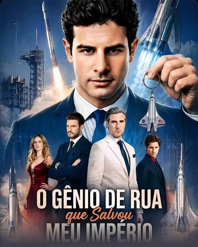Capa da minisserie O Gênio de Rua que Salvou o Império dublado