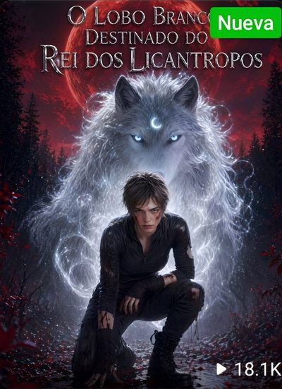 Capa da minisserie O Lobo Branco Destinado dos Licantropos