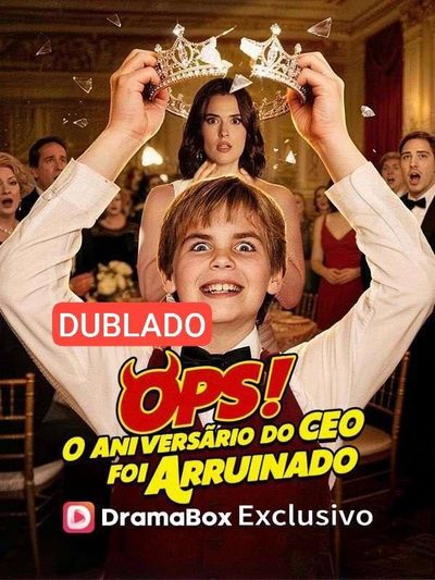 Capa da minisserie Ops o Aniversário do Ceo Foi Arruinado dublado