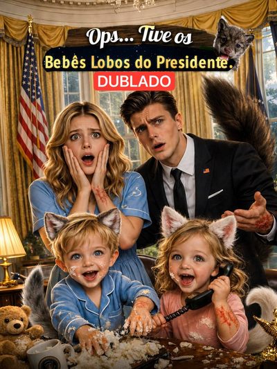 Capa da minisserie Ops Tive os Bebês Lobos do Presidente dublado