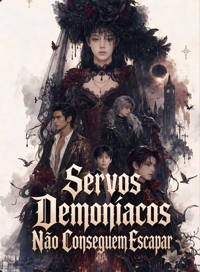 Capa da minisserie Seduzir Demônios Gatos para Sobreviver/ Servos Demoníacos Não Conseguem Escapar