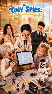 Capa da minisserie Tiny Spies Mamãe, Nós Temos Você